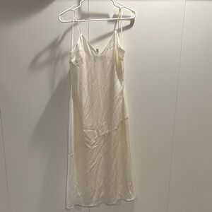 Alice + Olivia Elegant Cream Slip Dress